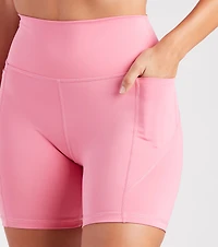 Stylish And Seamless High-Rise Biker Shorts