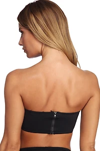 Sassy Straps Bandeau Swim Top