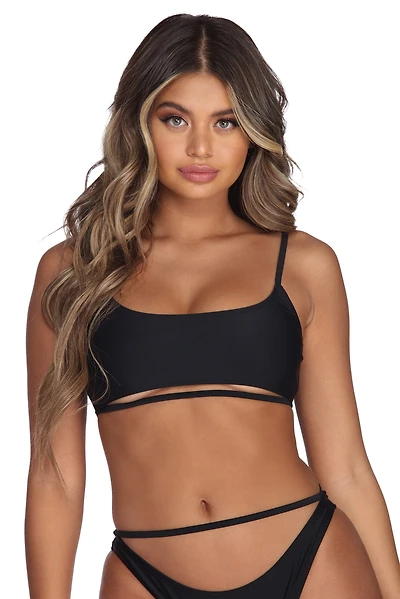 Strap On Bikini Top