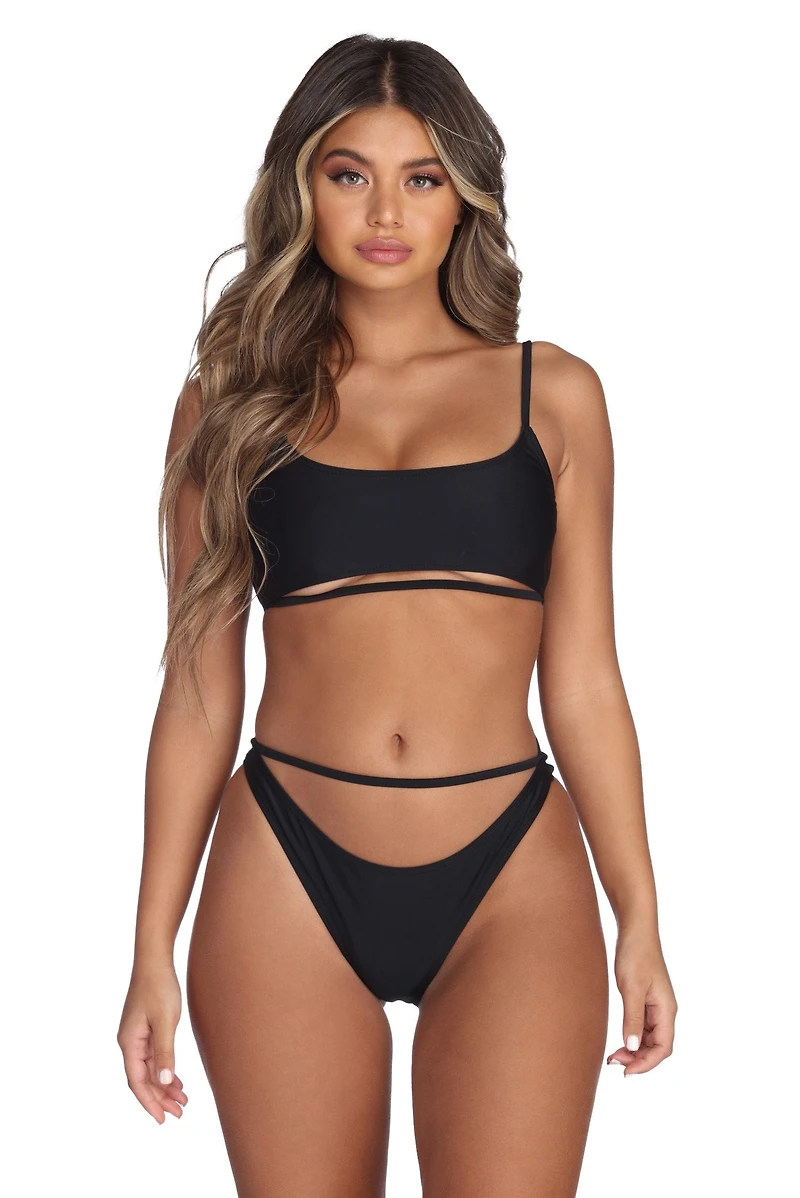 Strap On Bikini Top