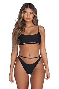 Strap On Bikini Top