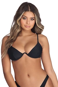 Night Swim Bikini Top