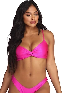 A Little Knotty Swim Top