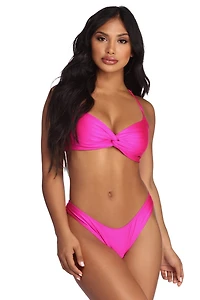 A Little Knotty Swim Top