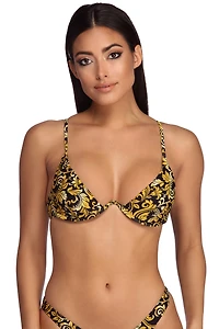 Night Swim Bikini Top