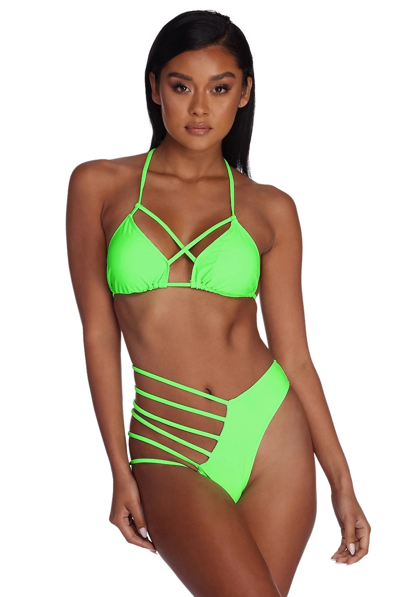 Sassy Straps Swim Top