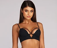 All Crossed Up Strap Swim Top