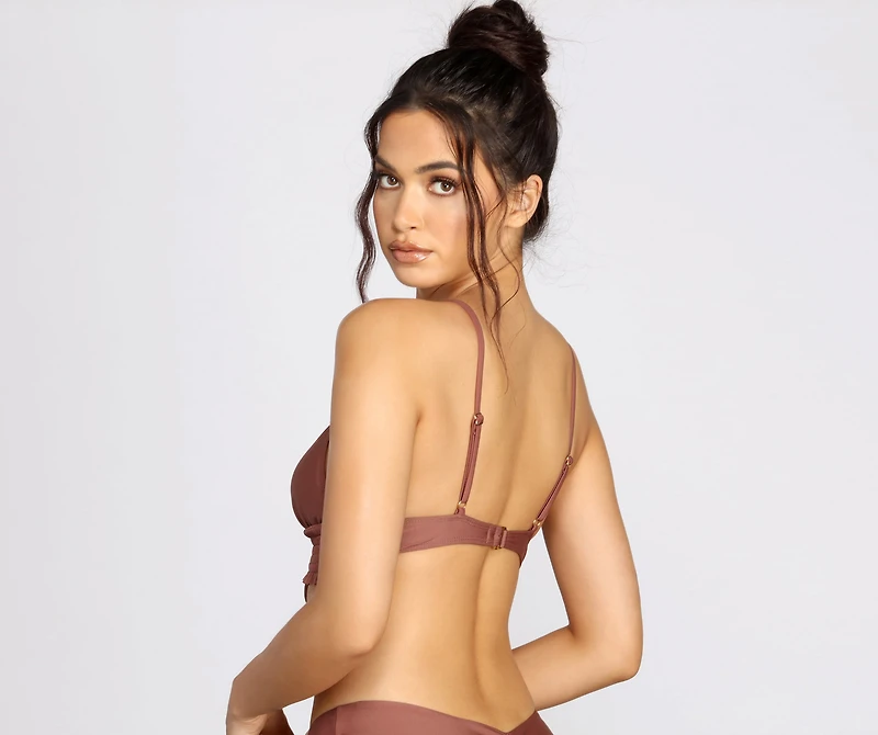 Soak Up The Sun Lace Swim Top