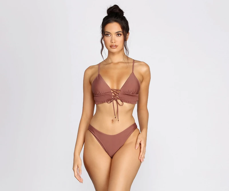 Soak Up The Sun Lace Swim Top