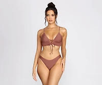 Soak Up The Sun Lace Swim Top