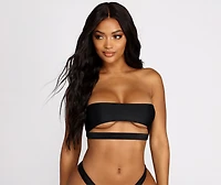 Aye Captain Bandeau Swim Top