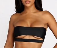 Aye Captain Bandeau Swim Top