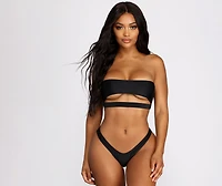 Aye Captain Bandeau Swim Top