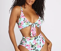 Perfect Pick Floral Swim Top