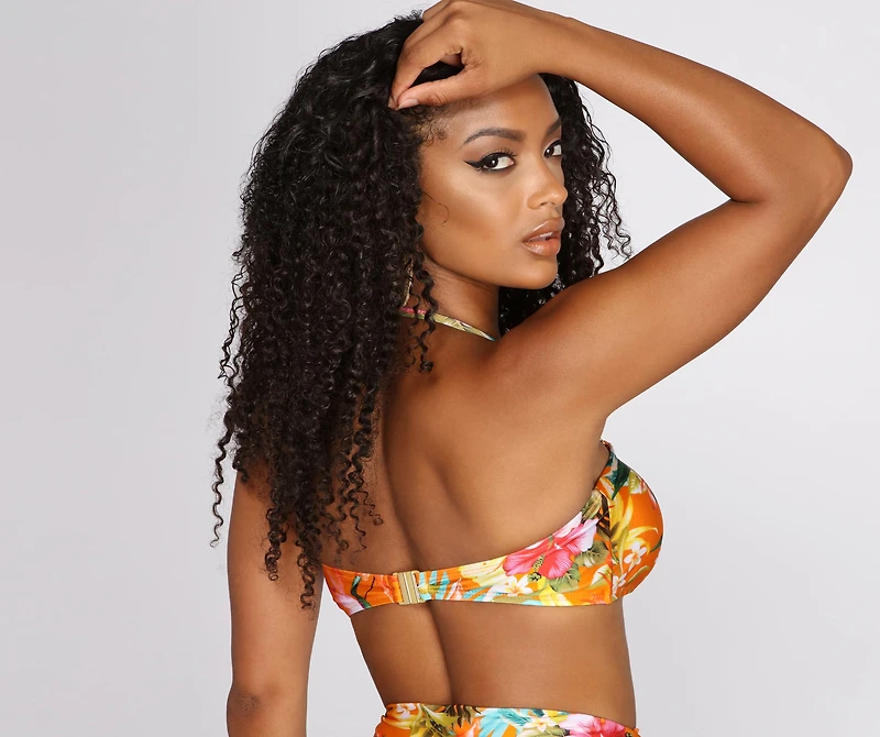 Tiki Tropic Queen Swim Top