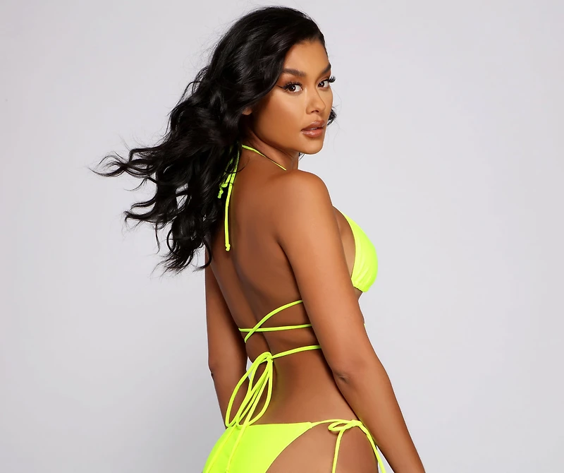 Wave of Glam Wrap Around Bikini Top