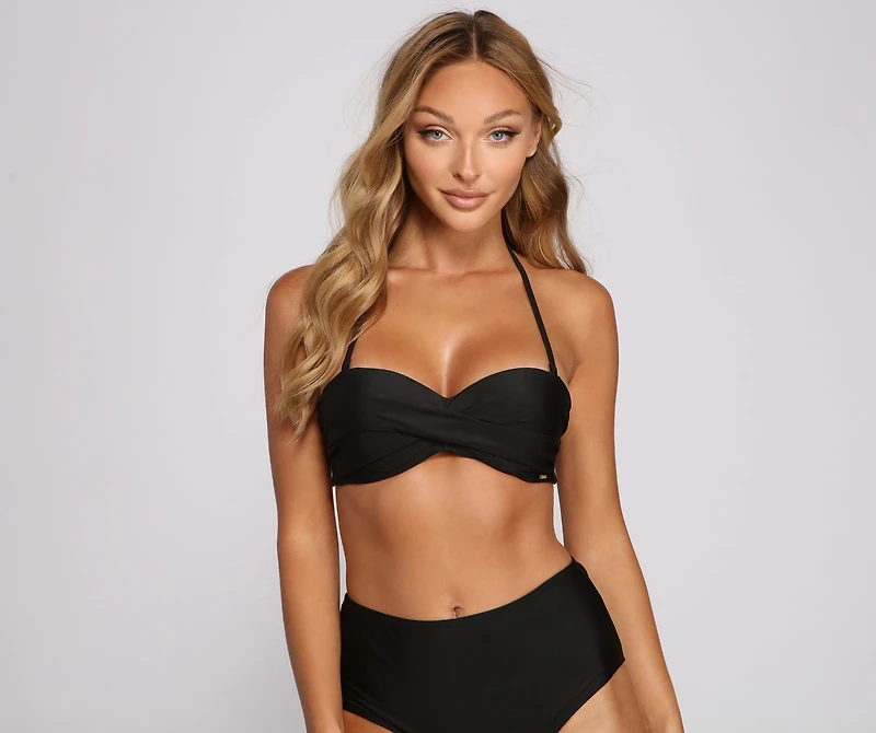 Twist Of Style Bikini Top