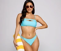 Beachy Vibes Tank Swim Top