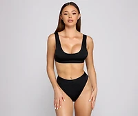 The Minimal Swim Top