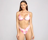Groovy Days Tie Dye Bikini Top
