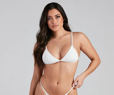 Tulum Triangle Bikini Top