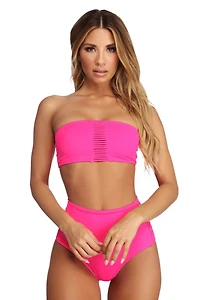 Sassy Straps Bandeau Swim Bottoms