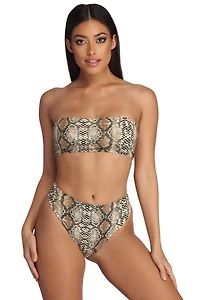 High Waist Swim Bottom