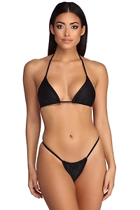 Basic Triangle String Bikini Bottoms