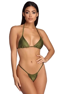 Basic Triangle String Bikini Bottoms
