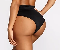 Find Me Paradise High Waist Swim Bottoms