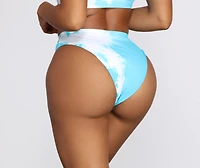 Head The Clouds Tie-Dye Swim Bottoms