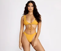 Endless Vacation High Waist Swim Bottoms