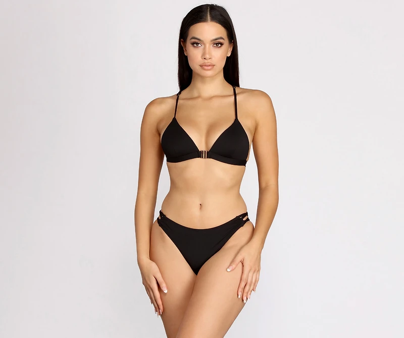 Some Beach Racer Back Swim Bottoms