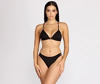 Some Beach Racer Back Swim Bottoms