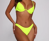 Brighter Days High Cut Bikini Bottoms