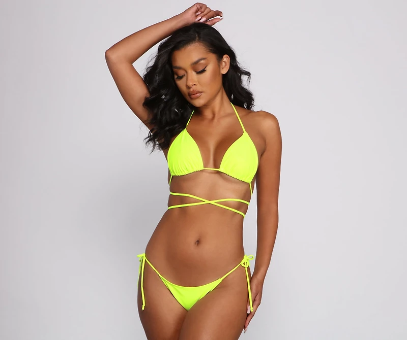 Wave of Glam Low Rise Bikini Bottoms