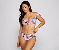 Pretty Palm Paradise Bikini Bottoms