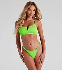 Notch Your Type Rib Bikini Bottoms