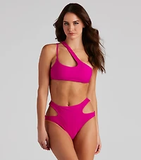 Pool Party High Waist Swim Bottoms