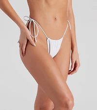 Minimal Vibes Thong Bikini Bottoms