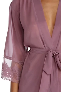 Sheer Appetite Robe & Panty Set