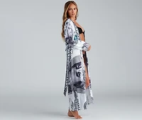 Dolla Bill Chic Satin Robe