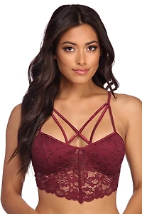 Caged Front Lace Bralette