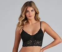 Effortless And Sultry Lace Bralette