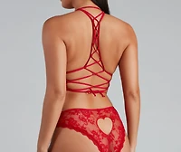 Be Mine Lace Bra And Panty Set