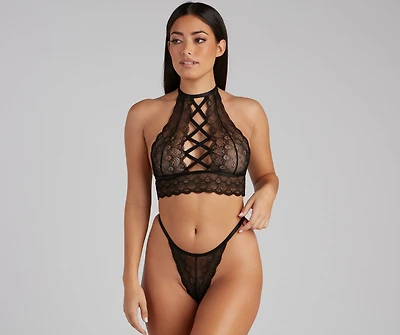 Daring And Dreamy Lace Bra Panty Set