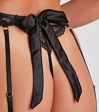 Sultry Luxe Sheer Lace Lingerie Set