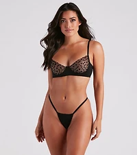 Make Them Swoon Heart Print Bra And Panty Set