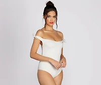 Effortlessly Pretty Eyelet Detail Swimsuit