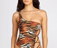 Such A Wild One Shoulder Swimsuit